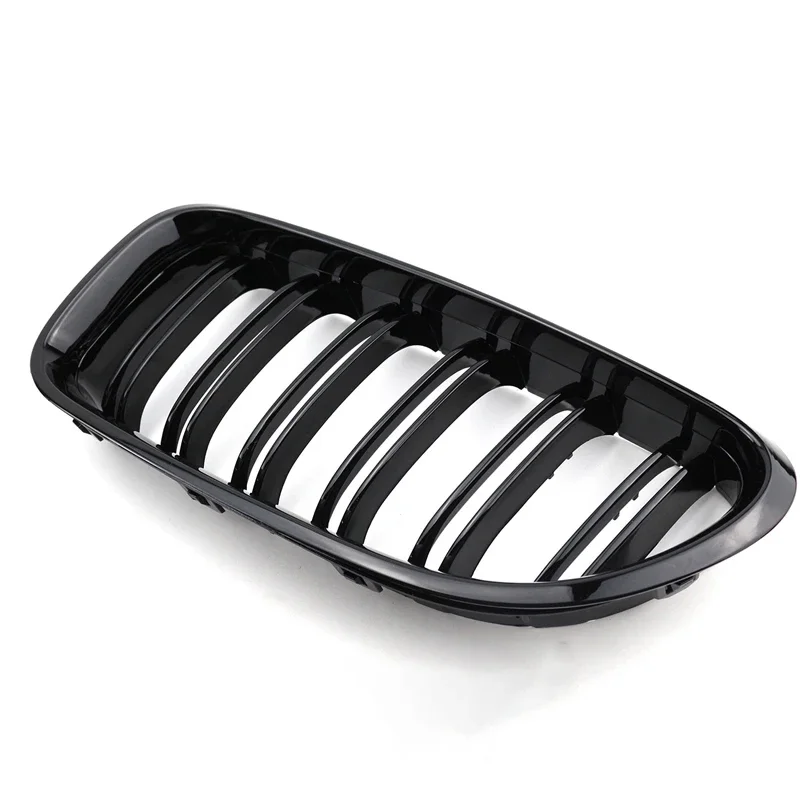 For BMW 6 Series F06 F12 F13 M6 Gloss Black Grill Front Bumper Kidney Grille Racing Grills 2012-2017 Double Slat Accessories