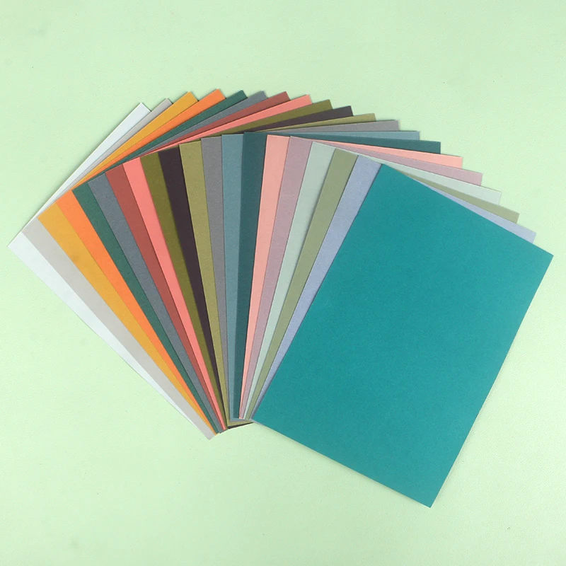 DUOFEN 250g Morand colors paper card writable A4 hard paper thick paper for DIY papercraft projects Scrapbook Paper Album