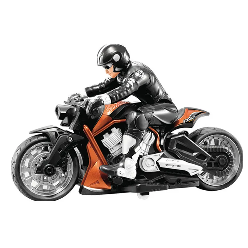 2.4Ghz RC Stunt Motorbike 360° Rotation Drift High Speed 60 Mins Runtime Anti-Collision Racing Toy for Kids Adults