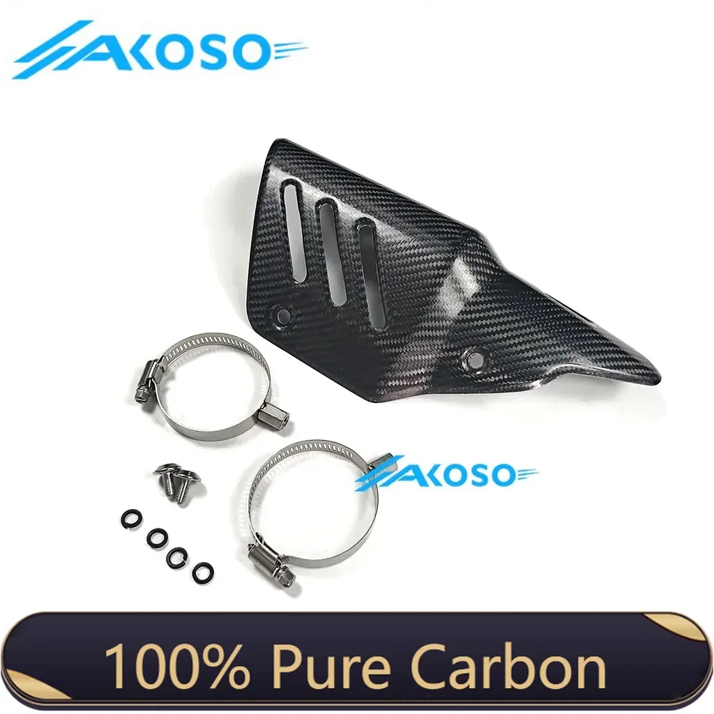 

100% Dry Full Carbon Fiber Motorcycles Exhaust Cover Protector Heat Shield Fairings Kit For YAMAHA R1 R1M For BMW S1000RR