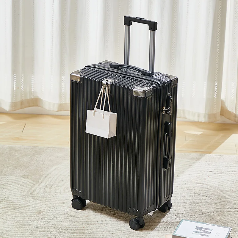 Modern Carry on Trolley CaseCustom Large 20/22/24/26/28 Inch PC ABS Luggage with Combination Lock Wholesale Prices Suitcase image 3