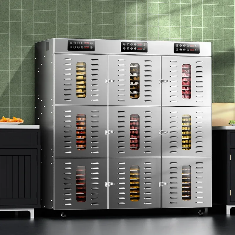 

Большая коммерческая 90-слойная интеллектуальная нержавеющая сталь, фрукты, закуски для домашних животных, овощи, говядина, травы, манго, сушилка для еды