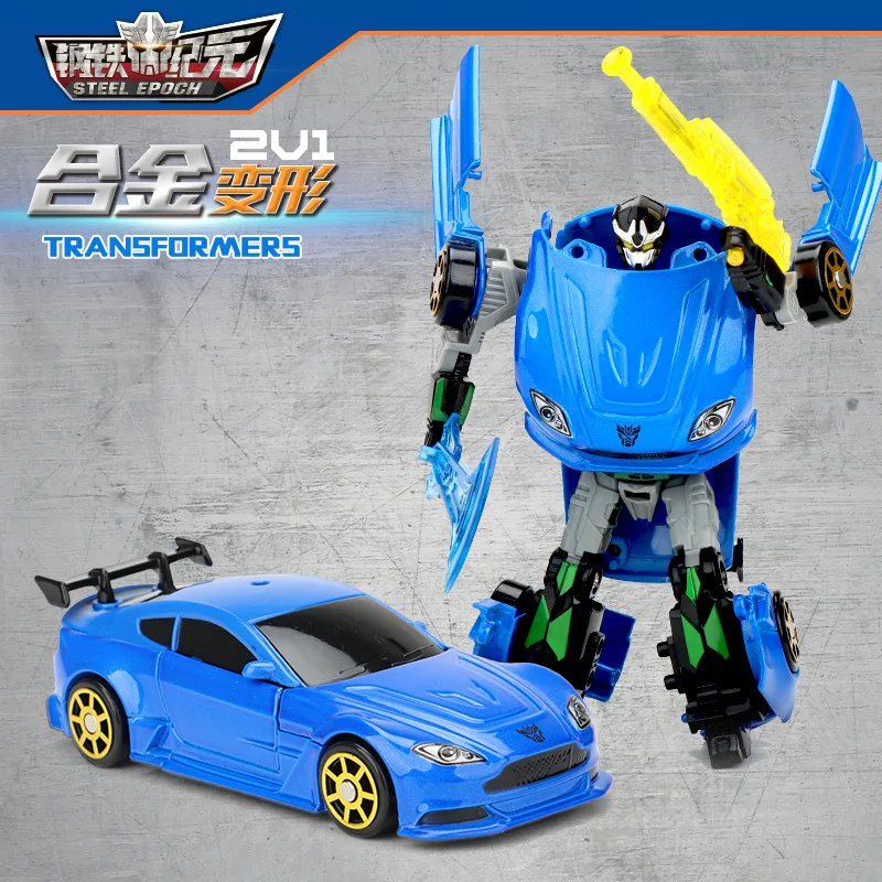 Simulazione 1:32 modello di auto in lega deformata giocattolo ornamento regalo per ragazzo