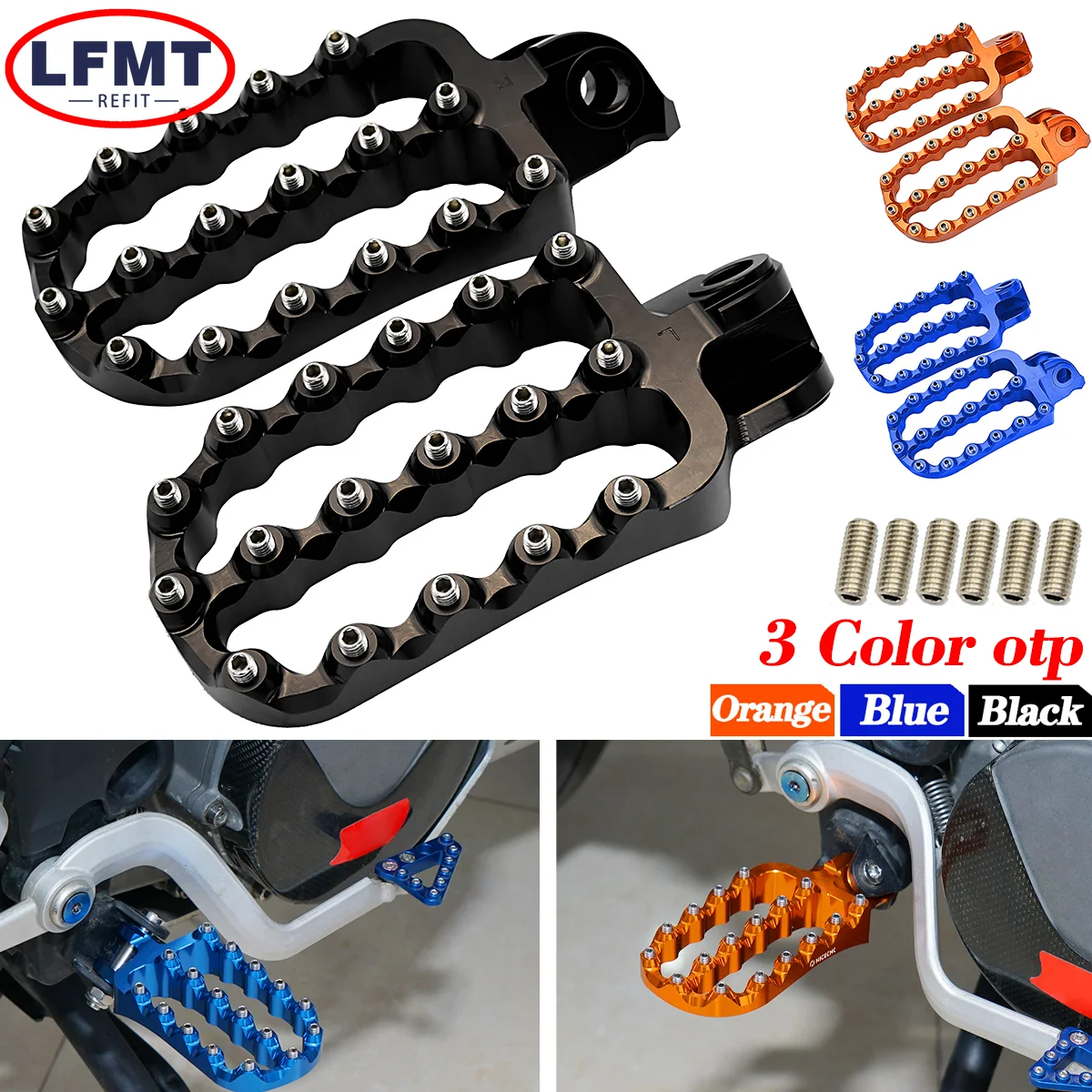 

Motorcycle CNC Foot Rest Pegs Footrest Footpeg For KTM 690 790 890 950 990 1050 1090 1190 1290 Adventure Supermoto S T SMC R