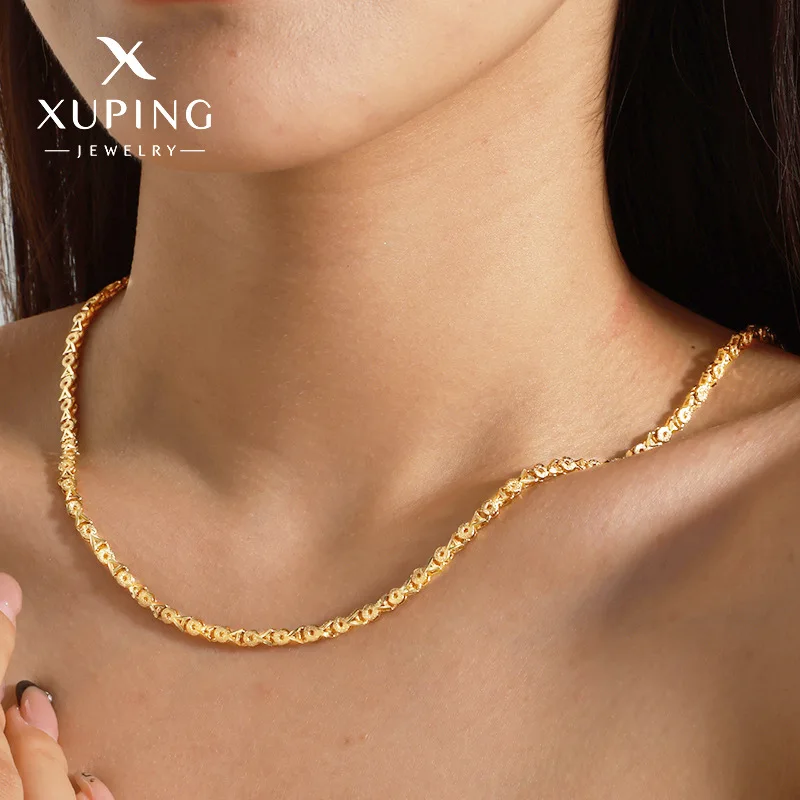 

Роскошное женское ожерелье из чистого золота 9999 пробы 24 карата с цепочкой на ключицу