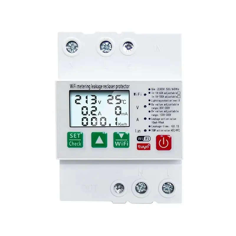 

SEWS-Smart Wifi Circuit Breaker With Voltage Current And Leakage Protectio Intelligent Circuit Breaker