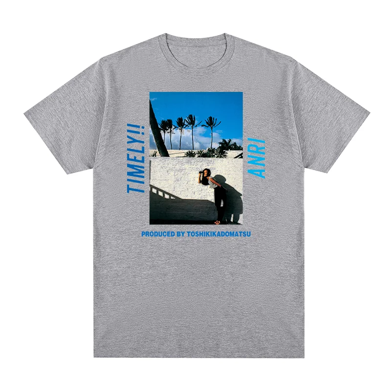 TOSHIKI KADOMATSU T-shirt Vintage Anri Timely City Pop Music Japanese Funk Cotton Men T shirt Summer New Men's Women's T-shirt