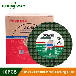 Metal Cutting Disc, 10Pcs, Anngle Grinder Grinding Wheels For Stainless Steel Cut Off Wheel Reinforced Resin Cutting Blade