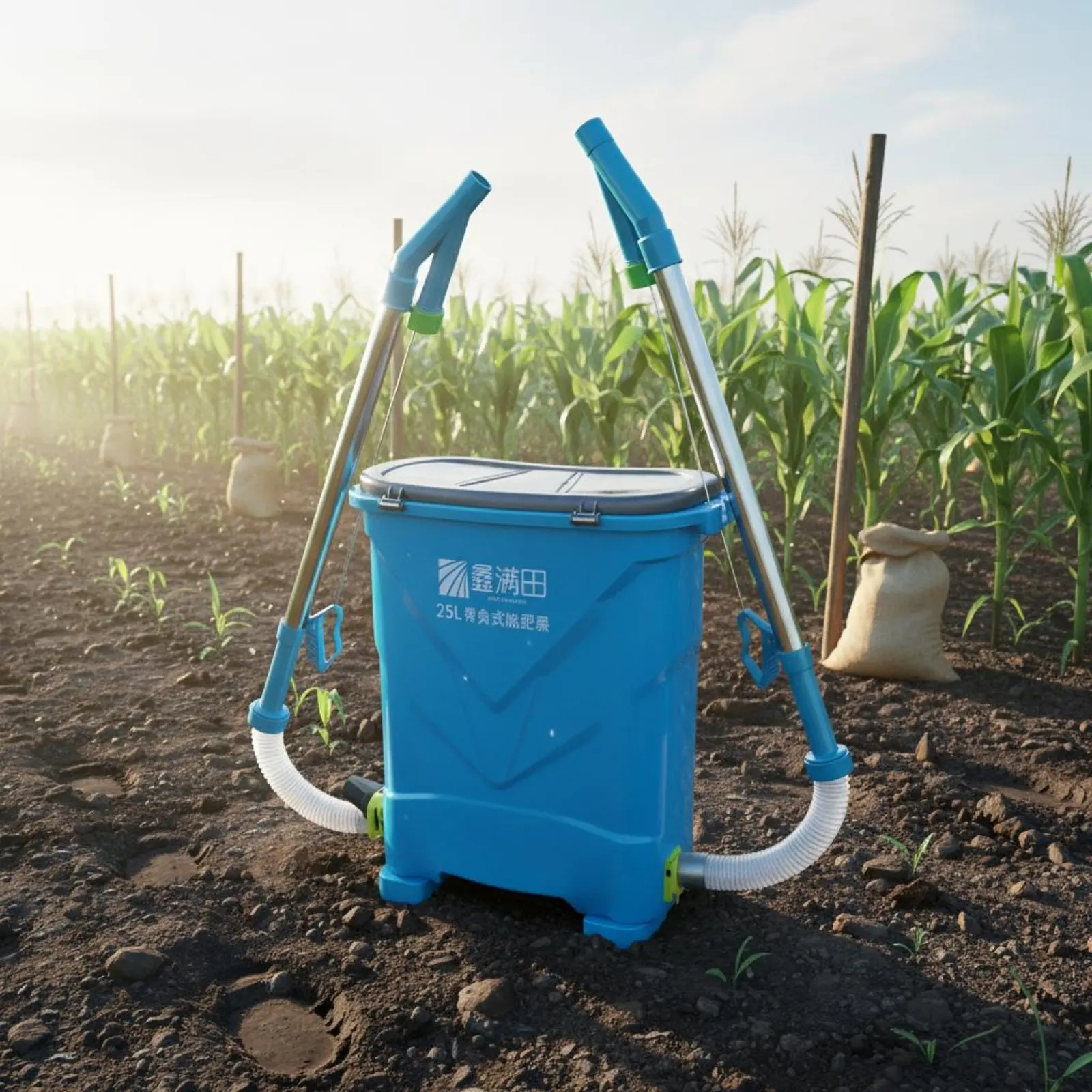

Handheld Point Plant Food Tool No Bending Manual Plant Food Dispenser Handheld Broadcast Dispenser Adjustable Flow for Farmers