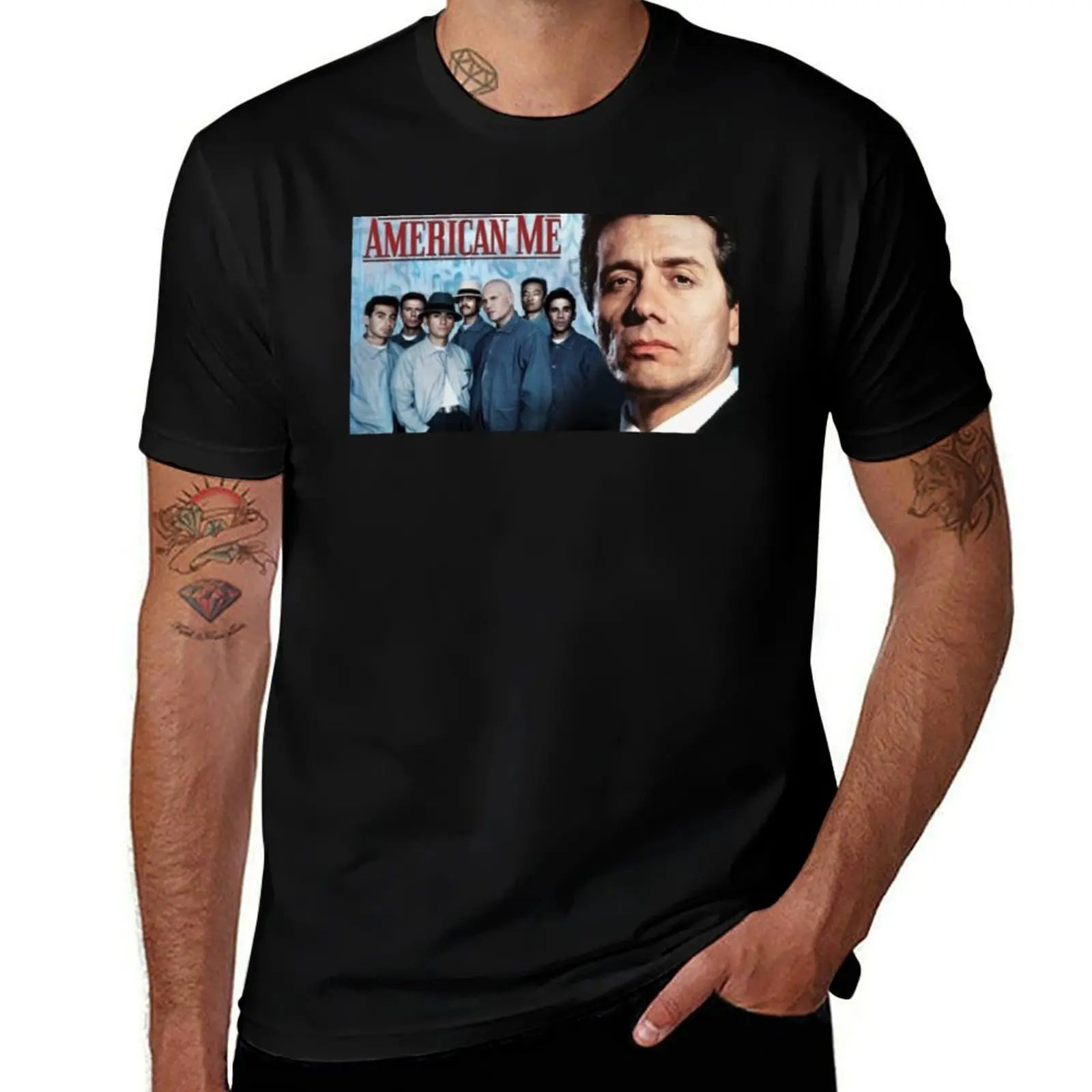 

American Me Vatos Locos T-Shirt essential t shirt T-shirts oversize korean fashion plus sizes fruit of the loom mens t shirts