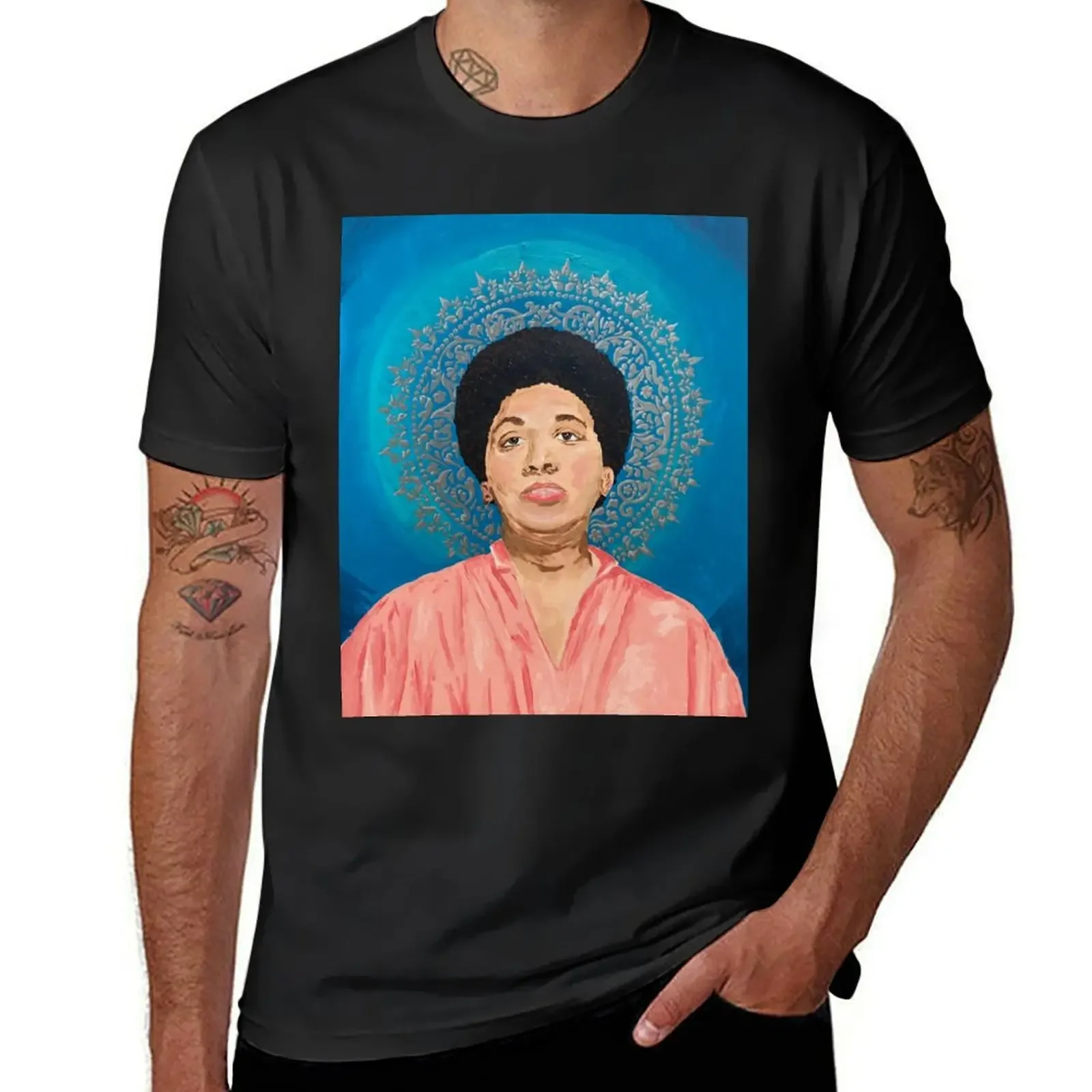 Audre Lorde by Peter Nunn T-Shirt quick-drying blanks t shirt for men