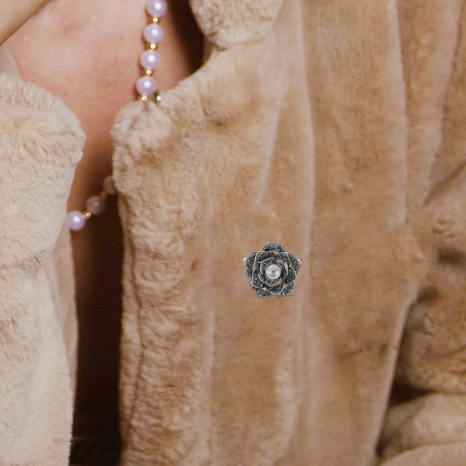 خمر روز بروش للنساء زهرة التلبيب دبوس سبيكة بروش مجوهرات الإكسسوار دعوى وشاح شال ديكور حفلات الزفاف