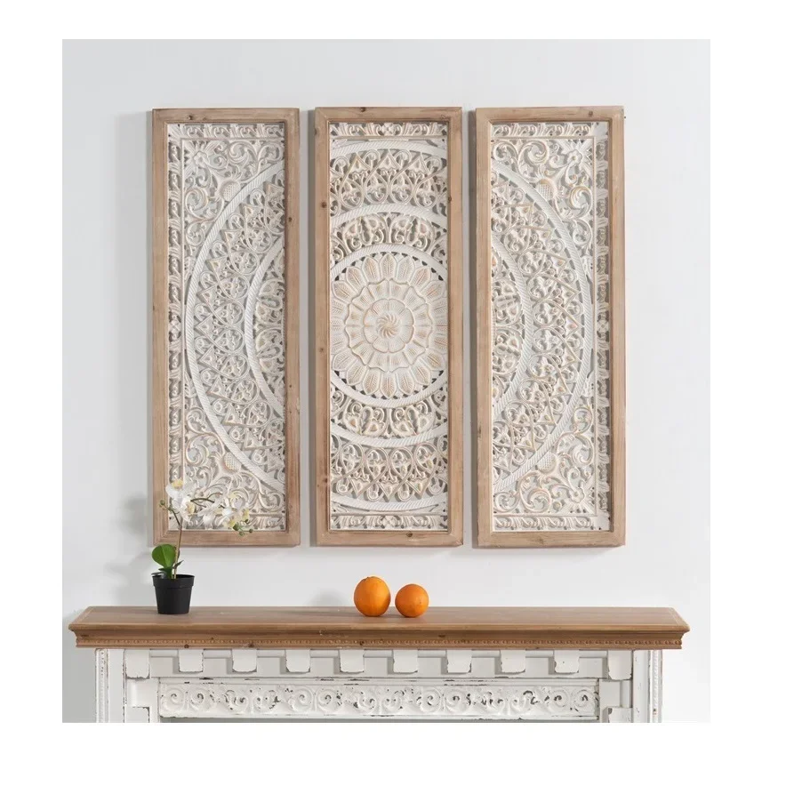 Handmade home decoration laser design emphasizes interior gift decoration, wall art carving, wooden board