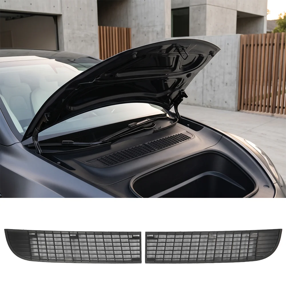 For Tesla Model Y Juniper ABS Car Insect-proof Net Front Trunk Air Vent Inlet Protective Cover Interior Accessories