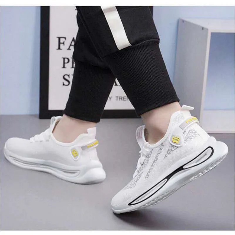 Men's Mesh Sneakers 2022 Summer new Fashion Youth Breathable Flat Casual Student Sports Shoes Mesh Lightweight Walking Shoes