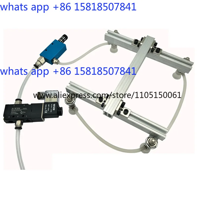 Manipulator Vacuum Chuck Assembly Metal Bracket Air Exhaust Vacuum Generator Solenoid Valve Combination Pneumatic Industry