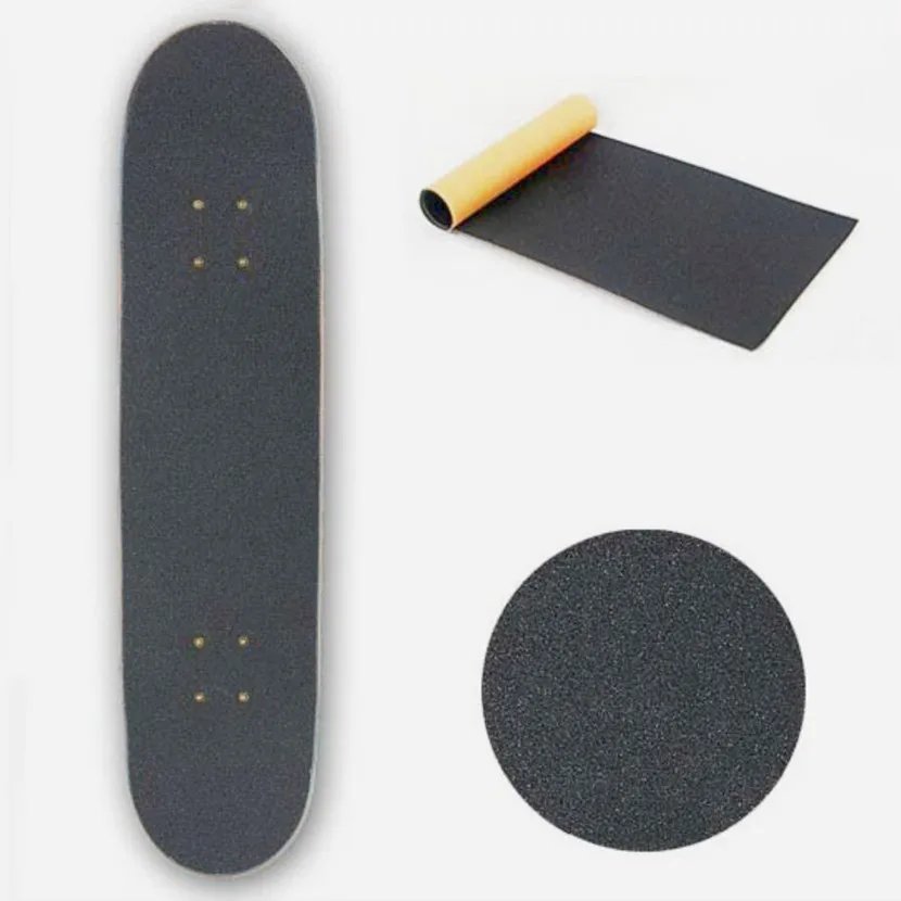 Professional Longboard Non-slip Black Skateboard Deck Sandpaper Grip Tape for Skating Board Longboarding Skateboard Accessories