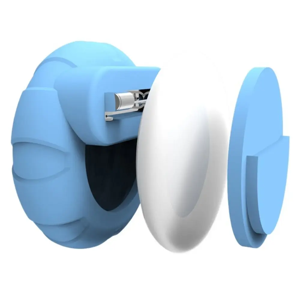 

Невидимый чехол для устройства трекера с булавками, полная защита, водонепроницаемый держатель локатора внутри, силиконовый защитный чехол для Airtag Kids