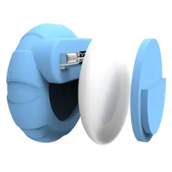 Invisible Pin Tracker Device Case Full Protection Waterproof Locator Holder Inside Silicone Protective Cover for Airtag Kids