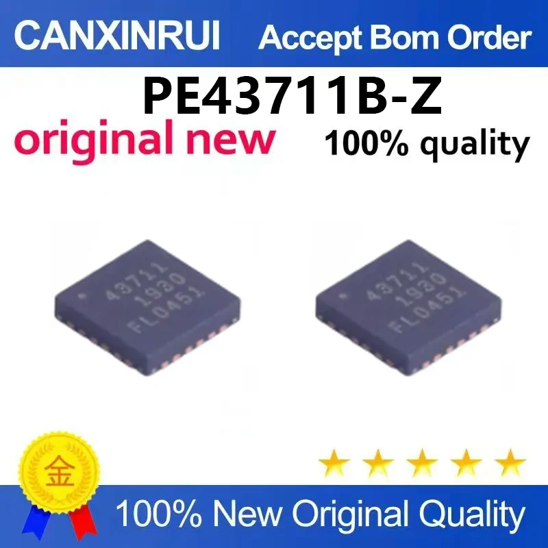 (5pcs-100pcs)Brand new original PE43711B-Z package QFN-24 silk screen 43711 RF digital step attenuator