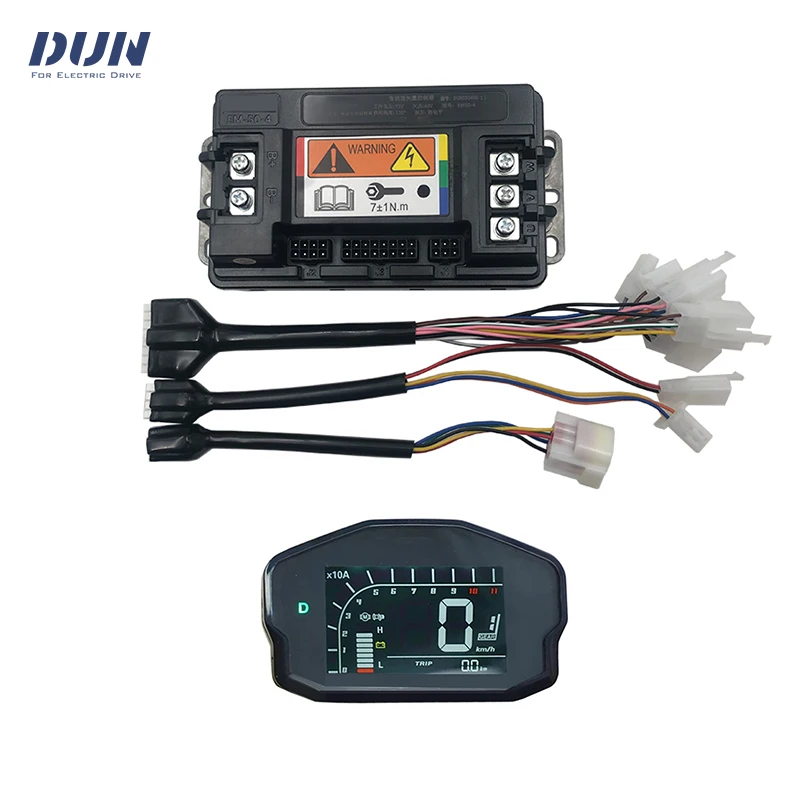 

DUN/VOTOL EM50-4 72V Brushless DC Controller with DKD Display for 1-1.5KW Mid-drive In-wheel Hub Motor