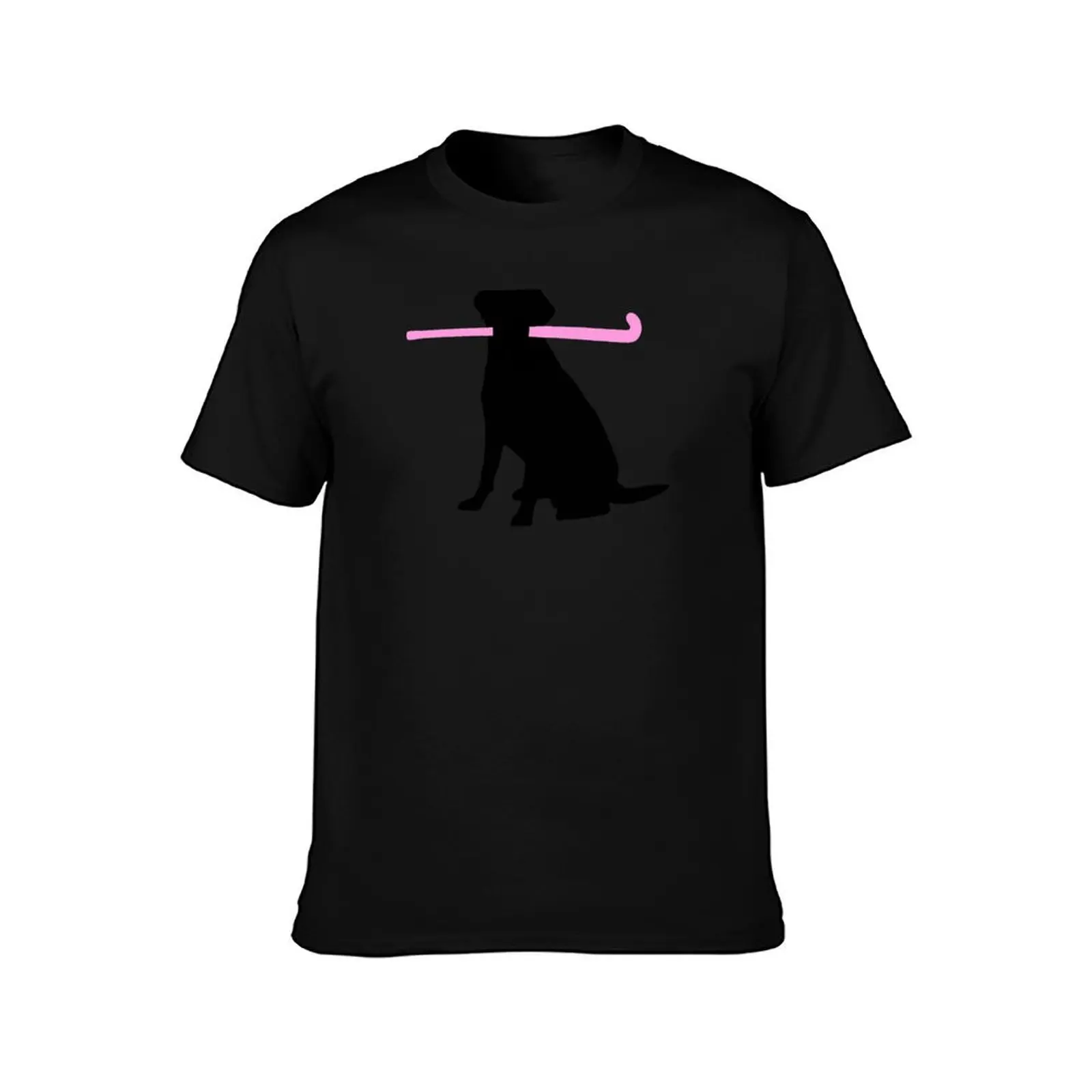 Field Hockey Dog T-Shirt Casual Streetwear Short Sleeve Tee T-Shirt