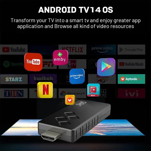 Imagen 2 del producto Dispositivo de TV inteligente G96 con Android 13.0 Q2, Allwinner H313, Bluetooth 5.0, Google Voice, 4k, Wifi dual, reproductor multimedia de transmisión en varios idiomas de Youtube