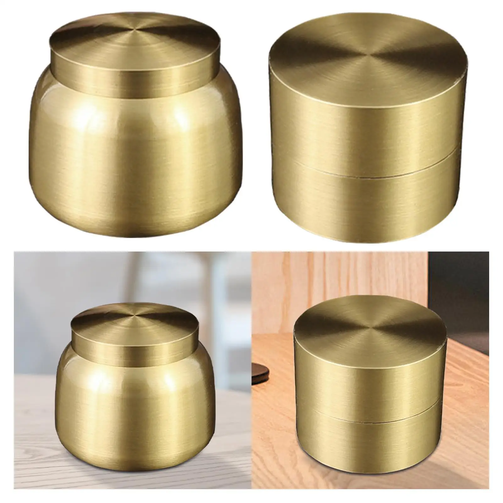 Recipiente de cobre, urna para animales pequeños, tarro de sellado hermoso multiusos pequeño, tarro de té suelto