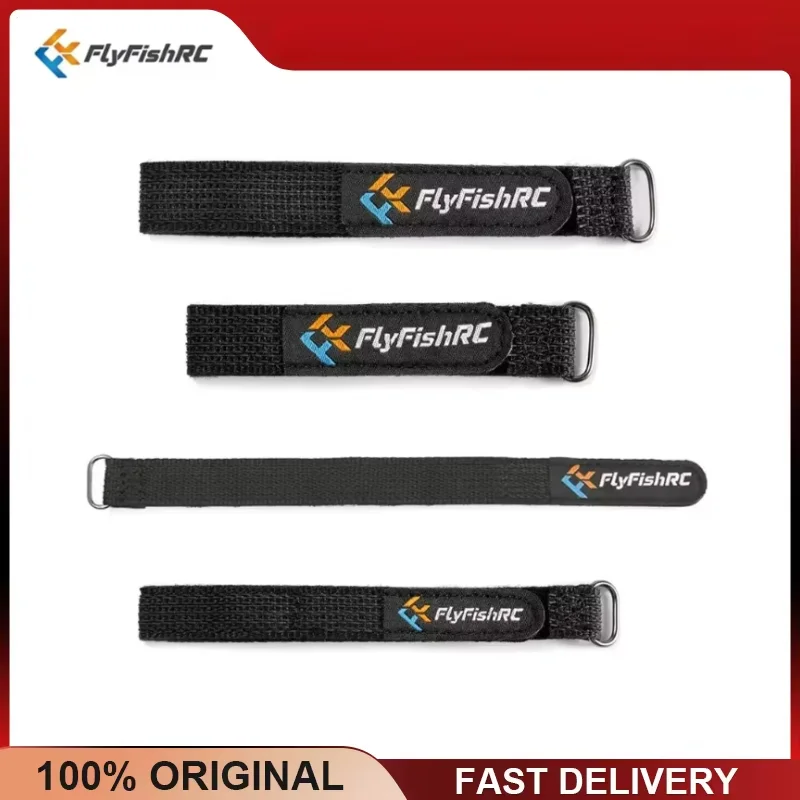 FlyFishRC Lipo Battery Strap 15-20mm Width 200-250mm for FPV Drone Quadcopter Racing Freestyle RC Parts 5/10/20PCS