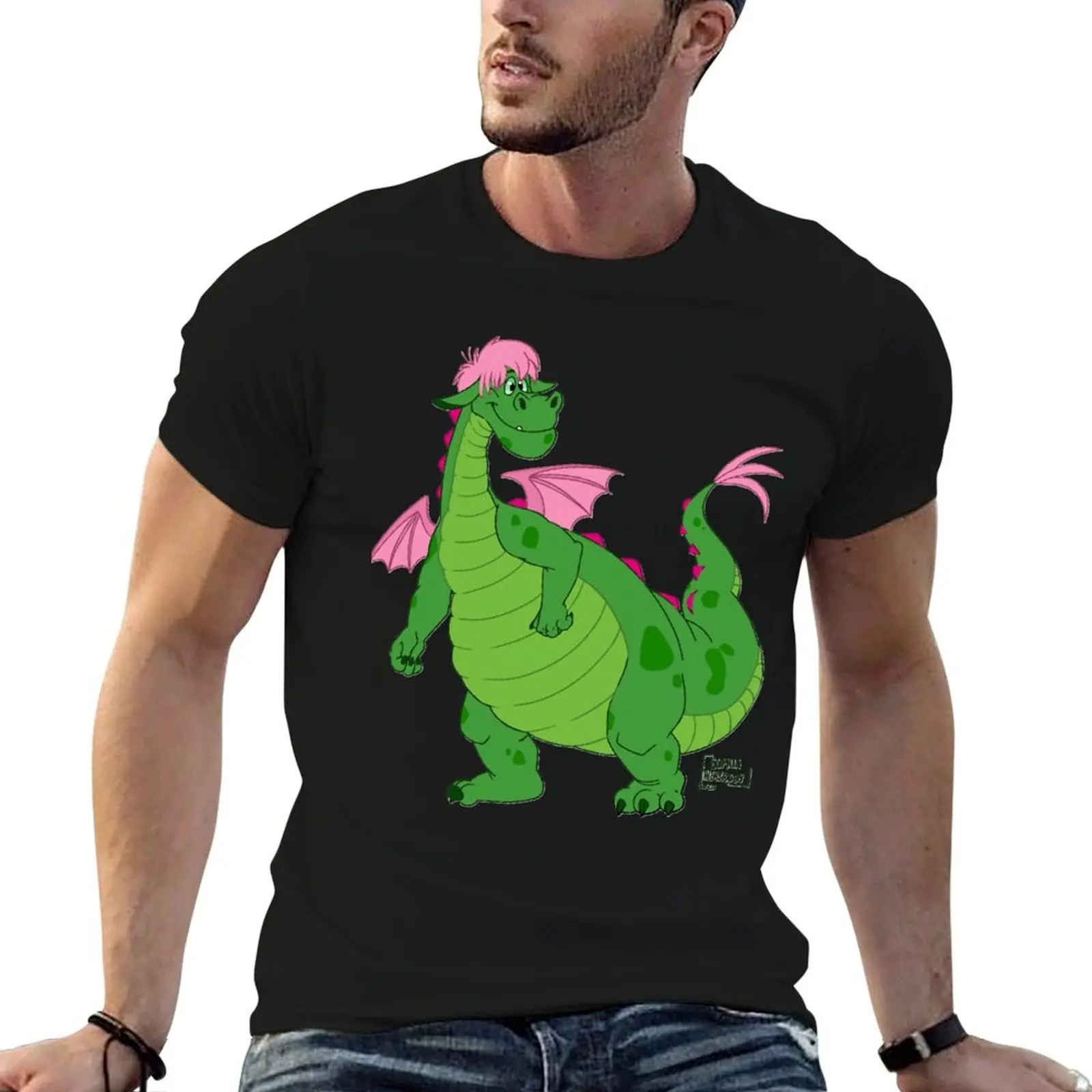 Pete&x27;s Dragon Elliot Essential T-Shirt Fashion Casual Short Sleeve T-Shirt