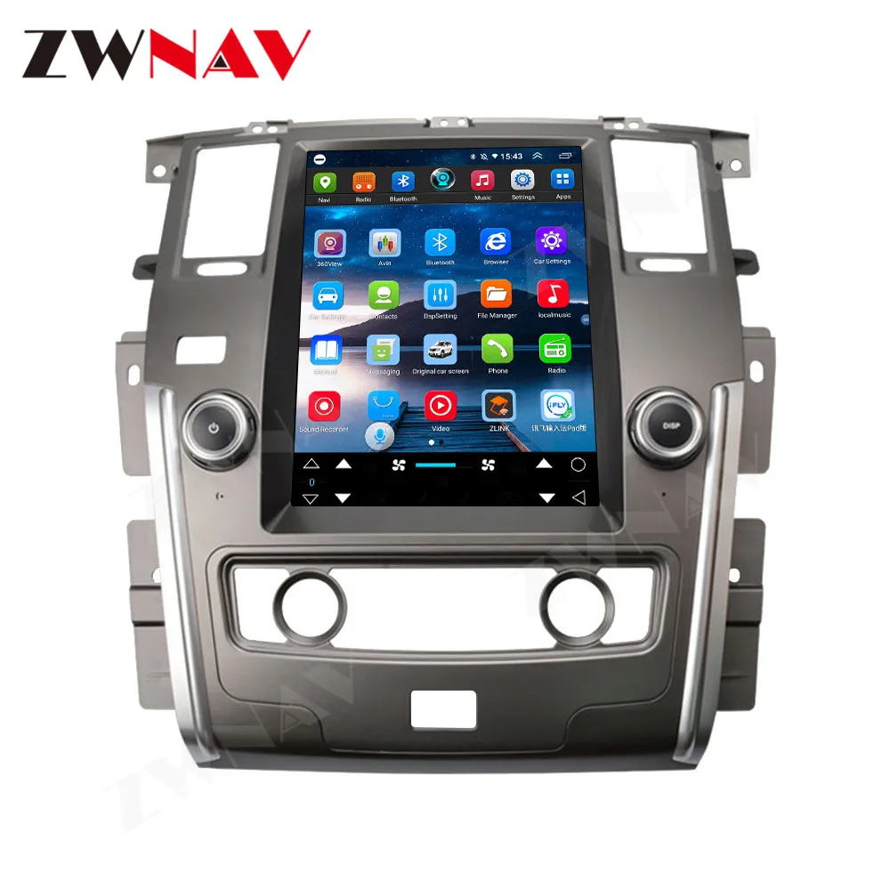 T-Style Screen Android Radio Car Multimedia Player For Nissan Y62 Patrol Royale Armada 2010-2020 GPS Navi Audio Stereo Unit