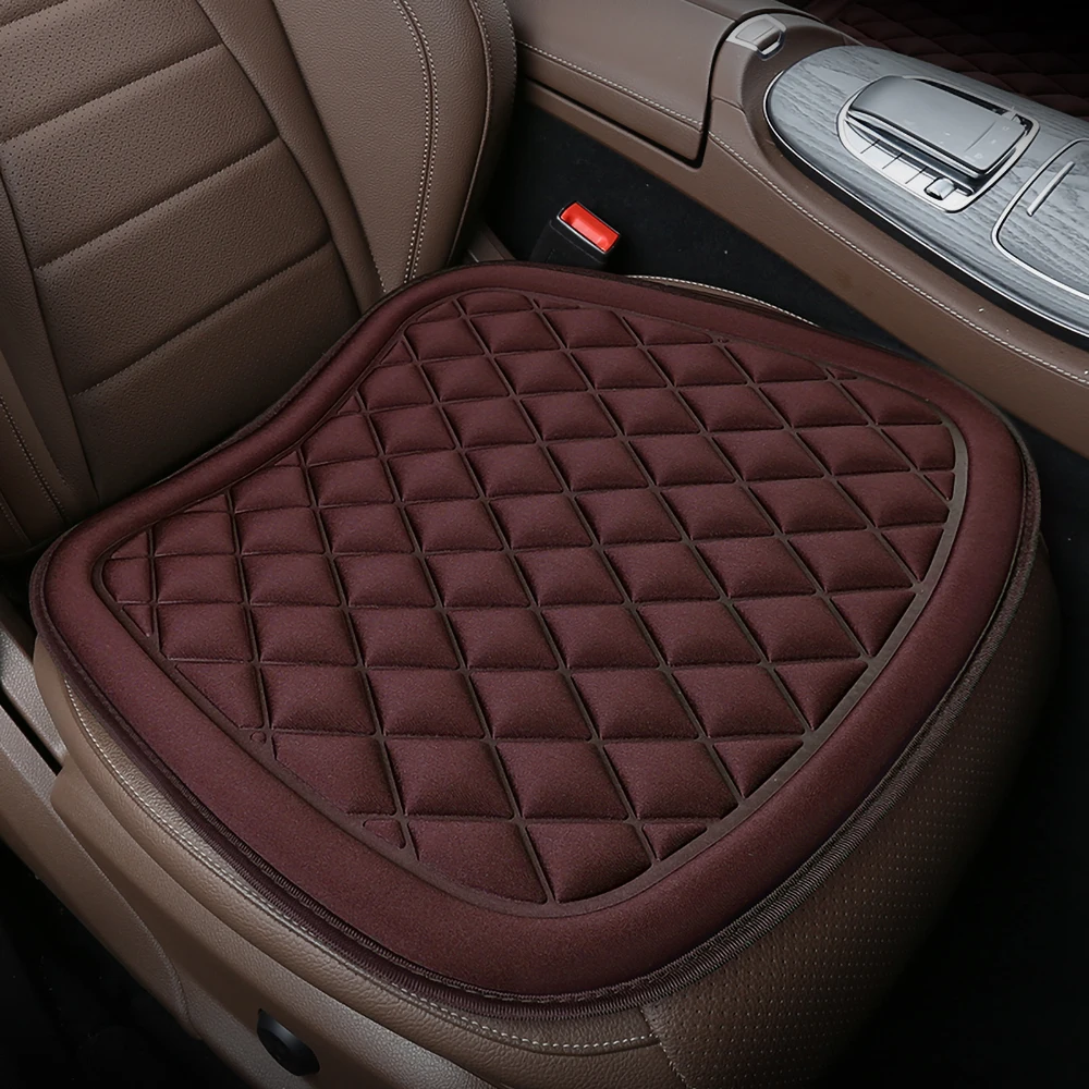 Car Seat Cushion Driver Seat Breathable Cushion Car Comfort Memory Foam Cushion Non-Slip Rubber for Vehicles Office Chair Home