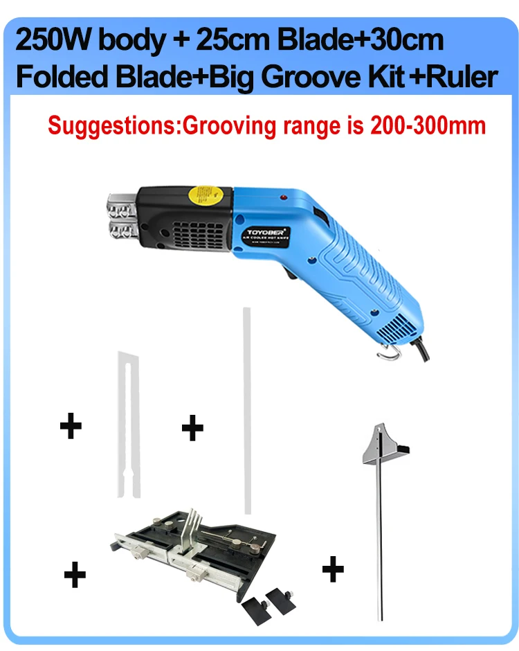 Air Cool Hot Knife Foam Cutter Tool Machine Steken Groef Piepschuim Polystyreen Stof Touw Cutter Elektrische Verwarming Heet Mes