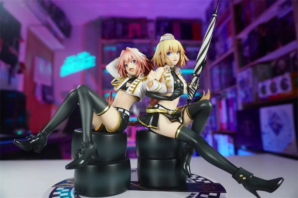 

100% Original: Fate / Apocrypha Jeanne D'arc & Astolfo Type-moon Racing Ver.1/7 Pvc Anime Model Toy Collection Doll Gift