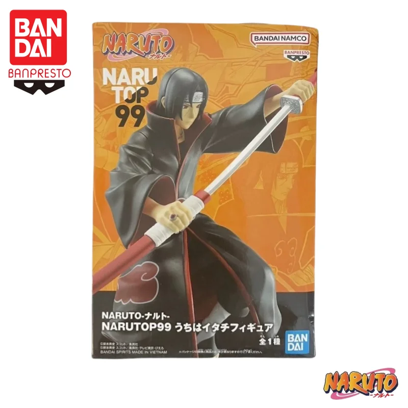 En Stock Bandai Banpresto Original Narutop99 Uchiha Itachi muñeca nueva figura de acción en caja adornos de mercancía de Anime