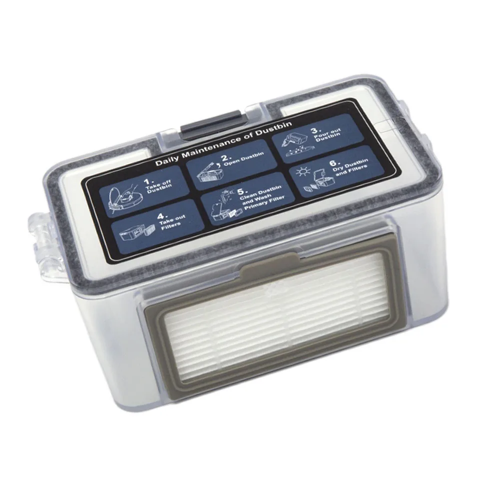 Dust Box Spare Parts For Midea VCRO4W Robot Vacuum And Mop Accessory Vacuum Cleaner Dust Container Replacement