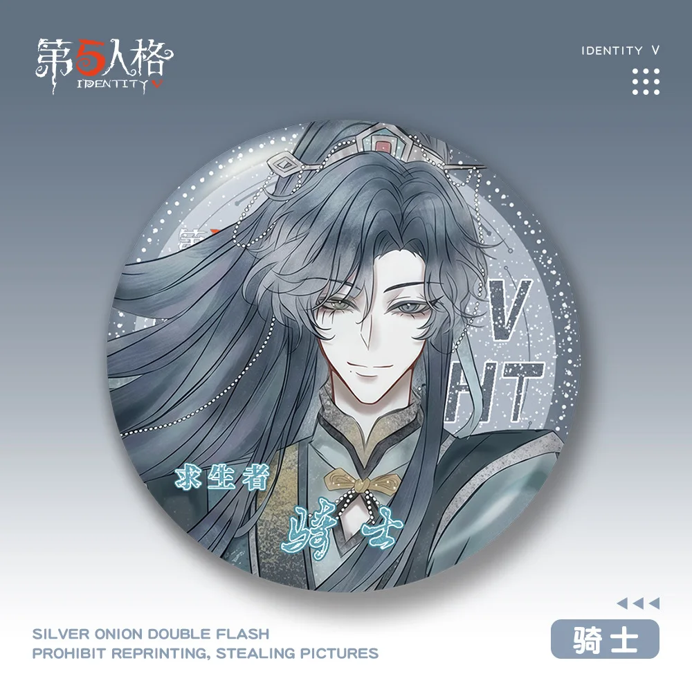 58mm 게임 아이덴티티 Ⅴ 엘리 클라크 트레이시 레즈니크 에블린 모라 노턴 캠벨 코스프레 의상 배지 핀 SPTE 양철 브로치 소품 선물