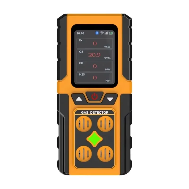 

4-in-1 Multi Gas Detector IP68 Level 4 Gas Personal Monitor H2S CO O2 Toxic BW Microclip Gas Clip for Safety And Health