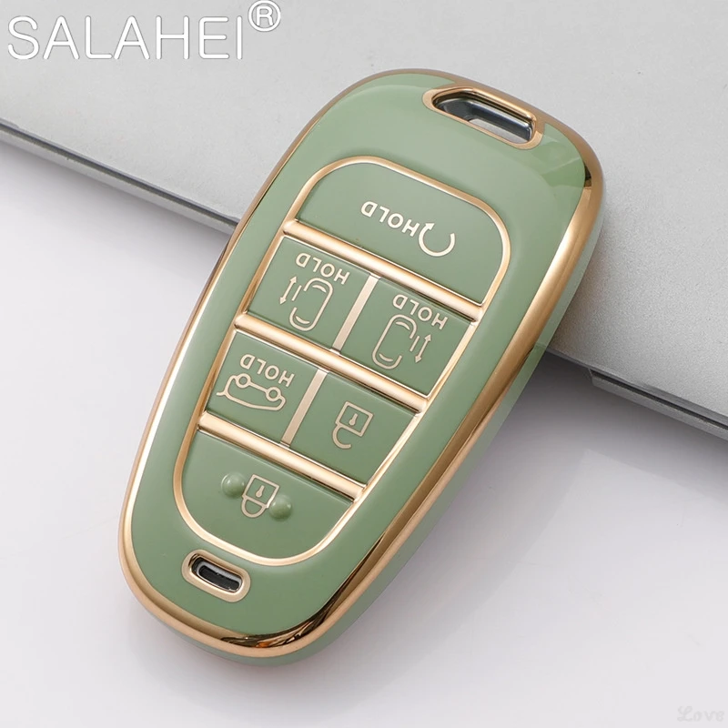TPU Car Keychain Protector Shell For Hyundai Tucson Sonata 2020 Grandeur 2020 Sonata Limited Sorento Sonata Sel IONIQ 5 NEXO
