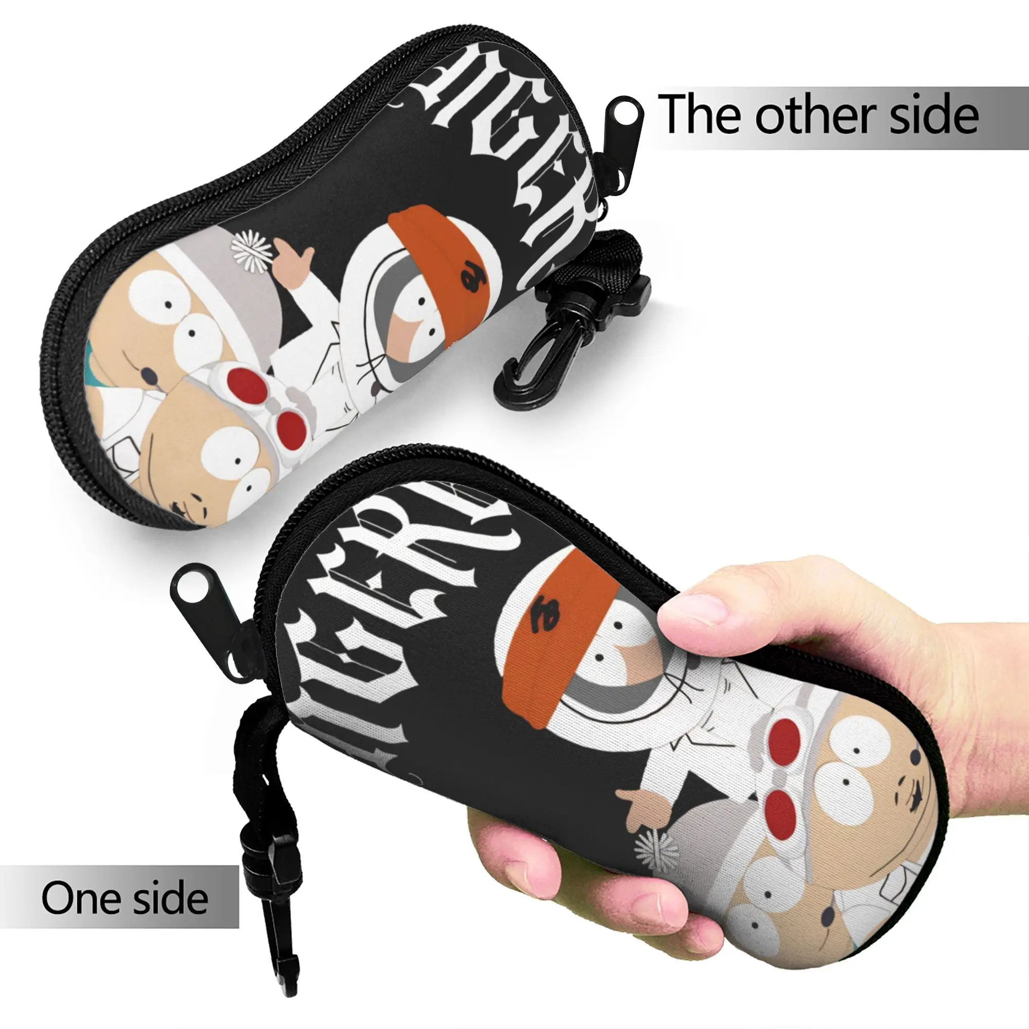 Cute Souths   Glasses Case  Sunglasses Case Pocket Fashion Eyewear Storage Zipper Men Women Eyeglass Protector