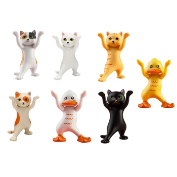 ペン用ペンホルダースタンド、かわいい猫のデスクアクセサリー、オーガナイザー面白いペンホルダー、学生の文房具、ミニ装飾品、オフィス
