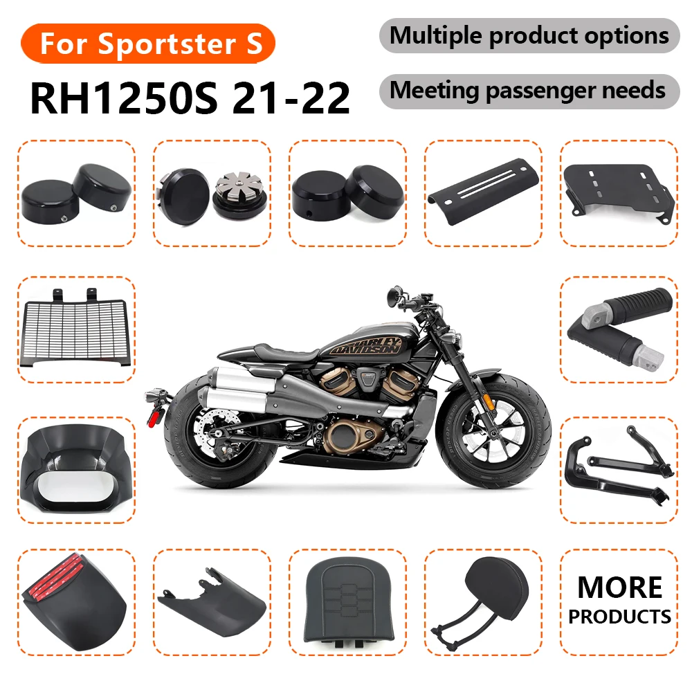 

Suitable for Harley SportsterS modified parts Sportster S modified passenger foot fender accessories 2021 2022