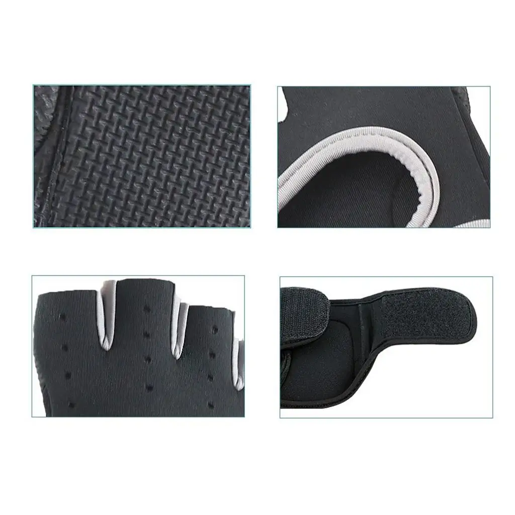 ملابس رياضية للياقة البدنية بنصف إصبع لرفع الأثقال وركوب الدراجات للجنسين