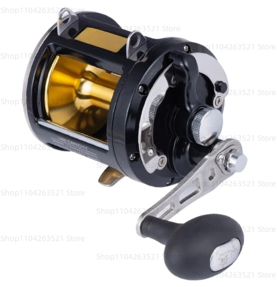 Lurekiller Game Reel Trolling Reel TG9000 24KGS drag 8BB Carbon washers 3.4:1 0.5mm-620M Ocean Boat Fishing Overhead