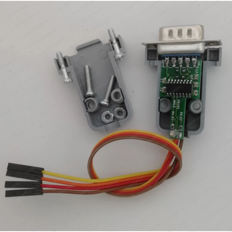 RS232-TTL Female Hole Male Pin Serial COM Port TTL Level Shell Two-Way Converter Mutual Conversion Module