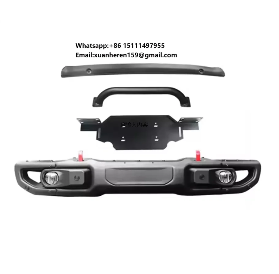 

Heavy-Duty Front Bumper Compatible with Wrangler JL 10th Anniversary Edition, Off-Road Modification Replacement Part