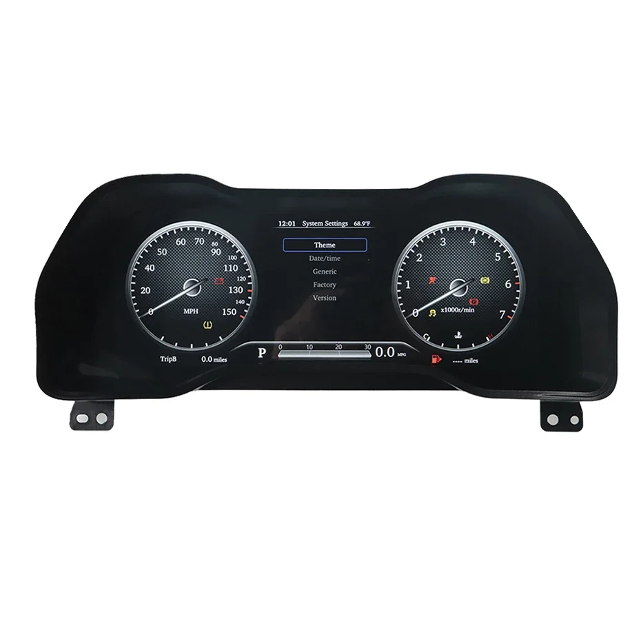 12.3”Car Tuning Instrument Cluster For Toyota 4Runner 2010 2011 2012 2013-2022 LCD Digital Dashboard Virtual Cockpit Speedometer