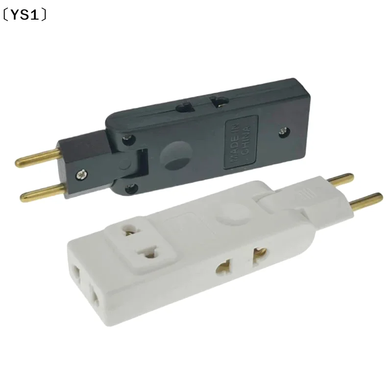 〔YS1〕Adaptador de Enchufe de Pared 4 en 1, Enchufe Eléctrico Europeo, Adaptador de Enchufe de 180 Grados, Adaptador de Viaje, Convertidor de Energía Portátil