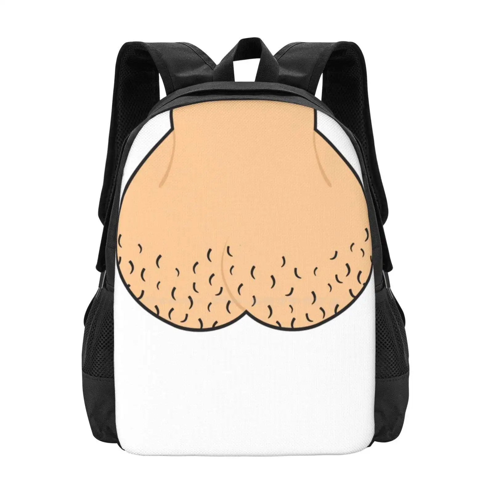 Sack! New Arrivals Unisex Bags Student Bag Backpack Funny Sack Scrotum Balls Ballbag Zombie Horror Pink Skin Testicles