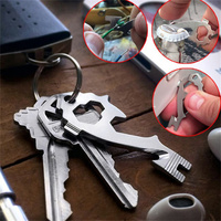 20 In 1 Multifunctional EDC Tool Keychain Bottle Opener Screwdriver Multipurpose Outdoor Mini Tool